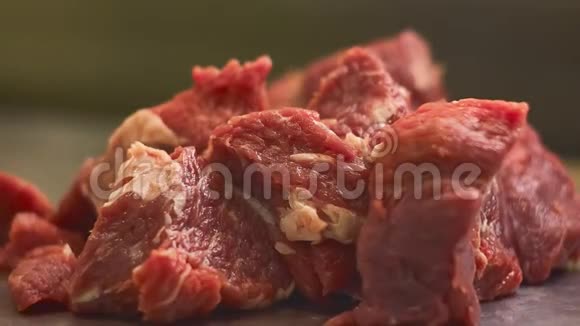 小牛肉的纤维和细节视频的预览图