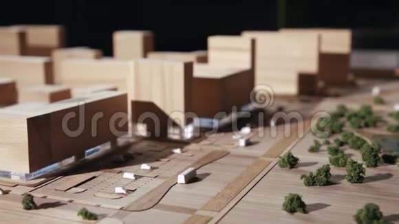 木制品小型详细规划建筑物视频的预览图