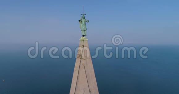 美丽的薄雾拍摄的皮兰斯洛文尼亚视频的预览图