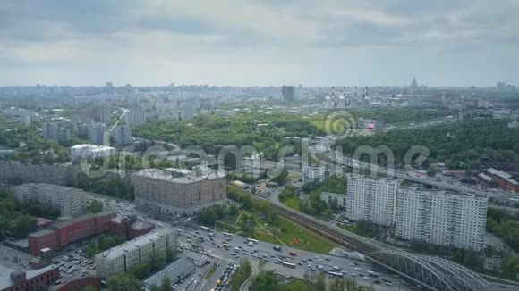 莫斯科大交通堵塞视频的预览图