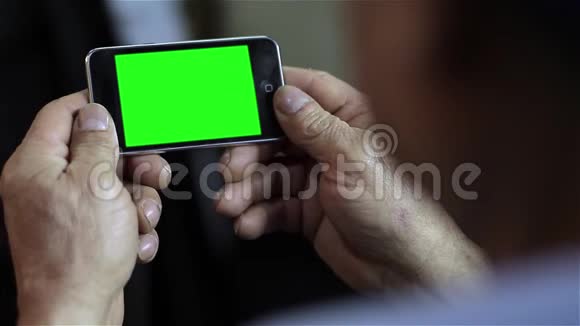 绿色屏幕智能手机视频的预览图
