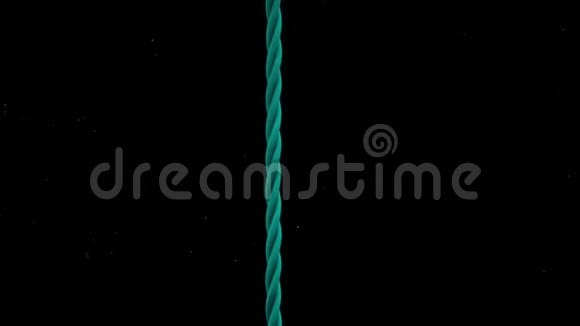 黑底透明水下漂浮着绿色葡萄的刺网视频的预览图