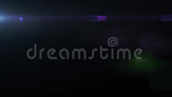 黑色背景HD1920x1080运动中闪烁的眩光视频的预览图