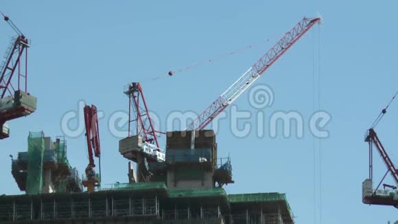 马来西亚KL建筑工地的塔楼视频的预览图