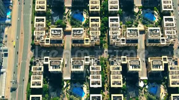 阿联酋迪拜豪华公寓空中拍摄视频的预览图
