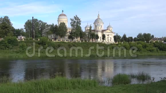 古代变容大教堂和教堂七月日俄罗斯托日克视频的预览图