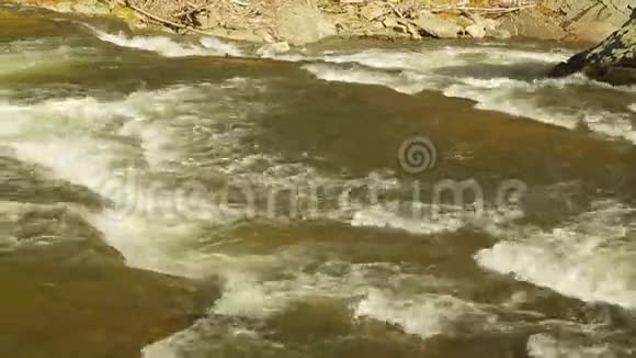 一条湍急的山河视频的预览图