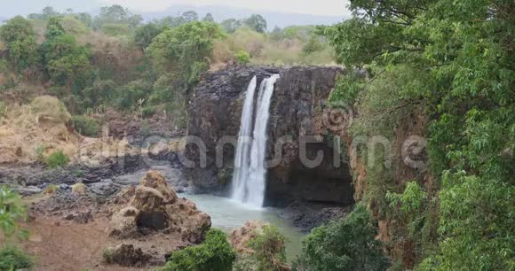 青尼罗州瀑布埃塞俄比亚非洲视频的预览图
