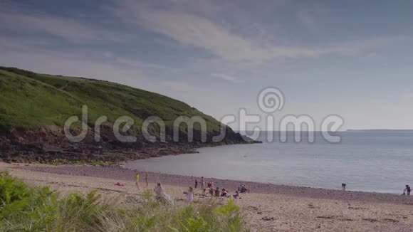英国德比郡海滩景观全景视频的预览图
