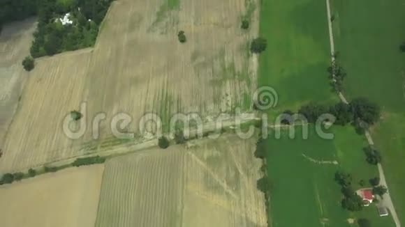 农田空中农业农作物农业视频的预览图