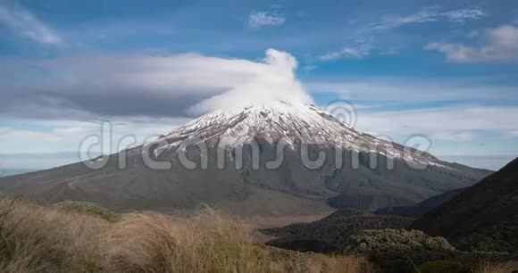 新西兰北岛火山景观时间流逝视频的预览图