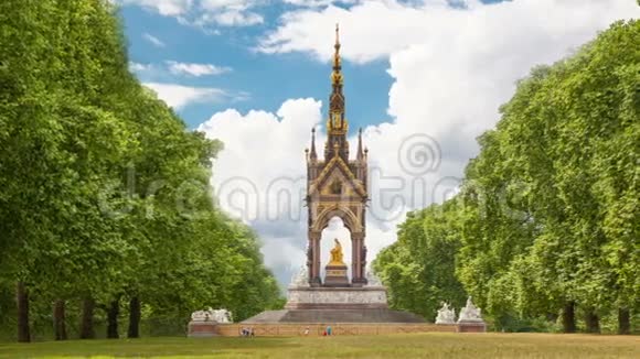 阿尔伯特王子纪念碑伦敦海德公园视频的预览图