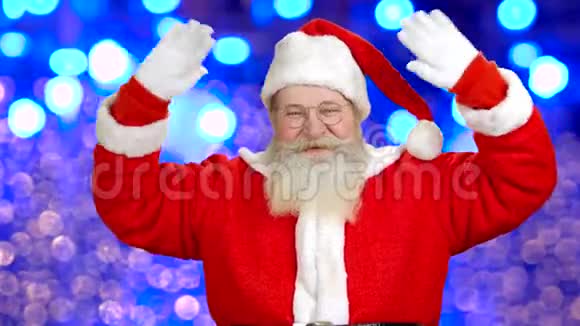 可爱的圣诞老人欢迎你视频的预览图