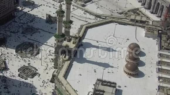MECCASAUDIARABIA2019年8月来自世界各地的穆斯林朝圣者聚集在Haram清真寺举行Umrah或朝圣活动视频的预览图