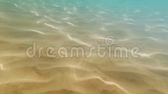 海底水下的沙堆湍流视频的预览图