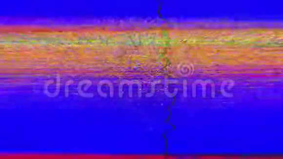 五颜六色的不良跳闸效果光转换彩虹背景视频的预览图