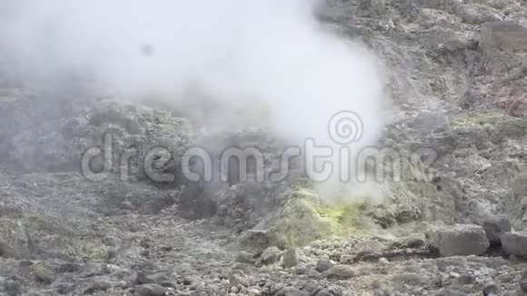 火山蒸汽视频的预览图