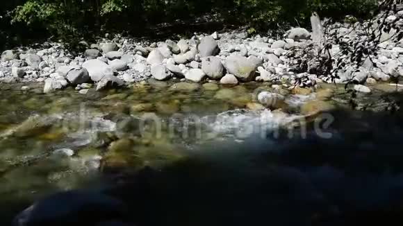 水流过林恩溪视频的预览图