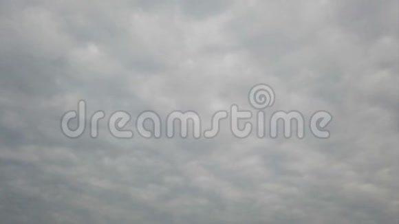 天空随着时间的推移幽灵般的尼伯斯特拉特斯云形成恶劣的天气视频的预览图