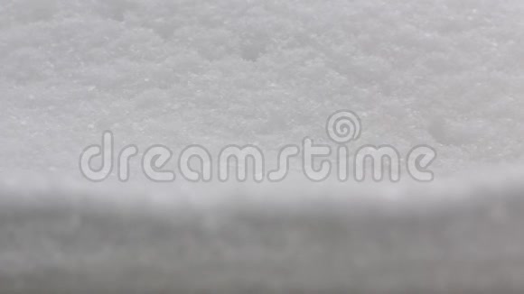 宏观雪背景视频的预览图