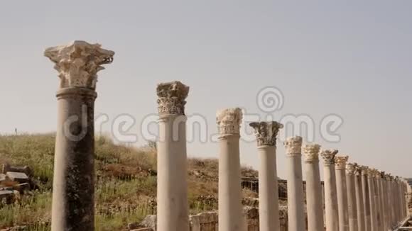 佩吉一座历史名城的古老遗迹土耳其靠近安塔利亚视频的预览图