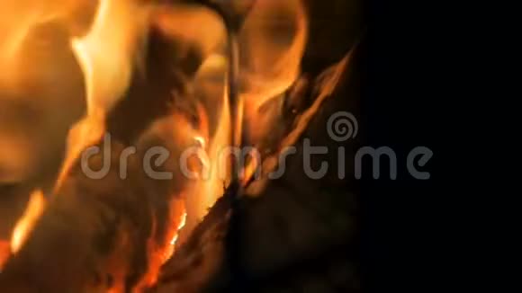 燃烧着木头视频的预览图