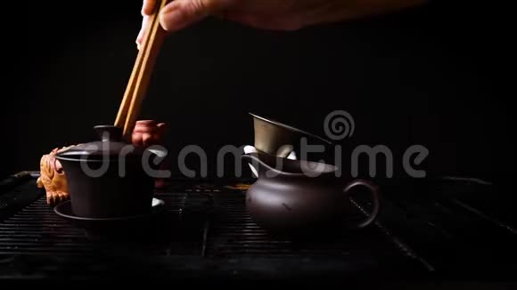 传统的亚洲茶道视频的预览图