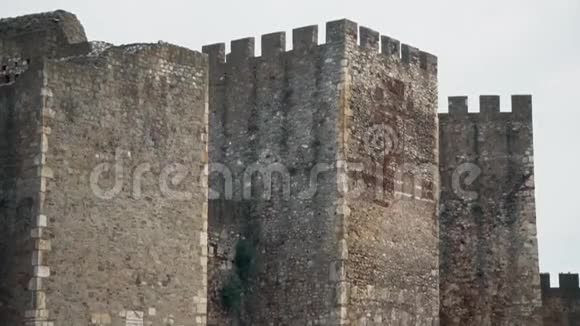 中世纪的老堡瞭望塔视频的预览图