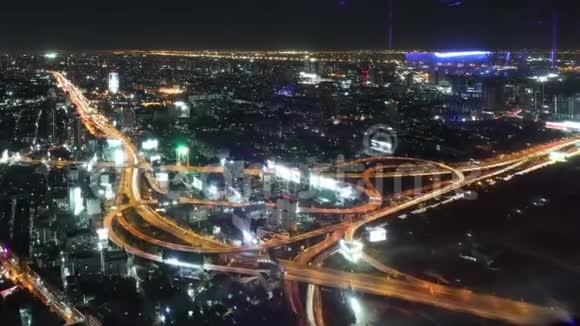 曼谷天际线时间流逝视频的预览图