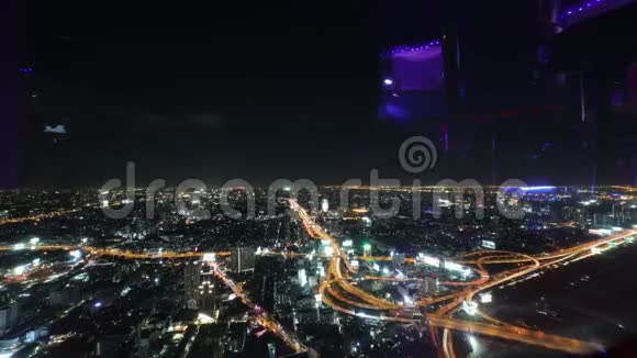 曼谷天际线时间流逝视频的预览图