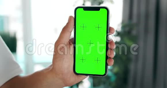 彩色智能手机在手印视频的预览图