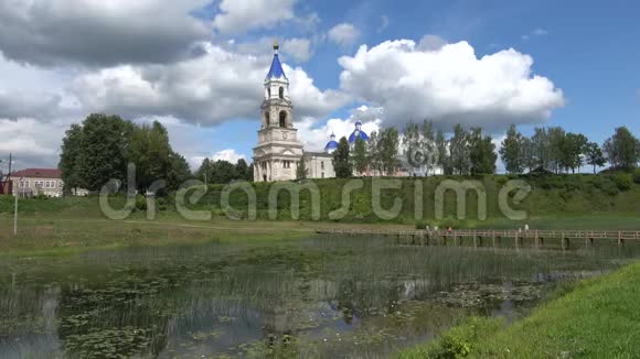 卡辛卡河七月日卡辛俄罗斯特维尔地区视频的预览图