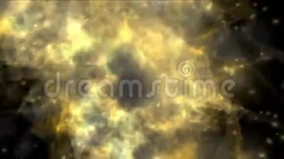 爆炸粒子雾气体蒸汽烟雾热能烟花背景视频的预览图