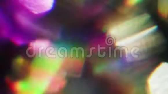 独特的彩虹混合颜色神奇的彩虹抽象背景视频的预览图