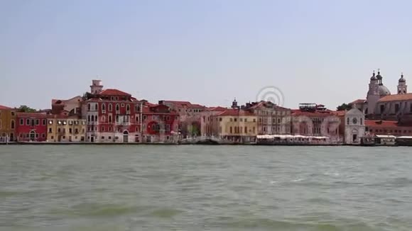 威尼斯中部的水景视频的预览图