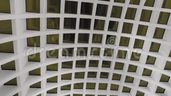 天花板在一个重复的方形纹理的商场可作为背景多莉射中视频的预览图