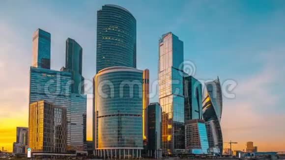 莫斯科城市商务中心超移视频的预览图
