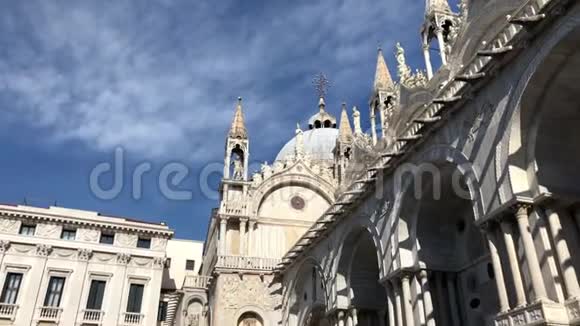 意大利威尼斯大教堂圣马可大教堂视频的预览图