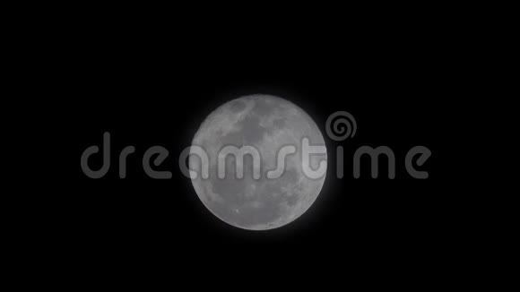 在漆黑的夜晚满月视频的预览图