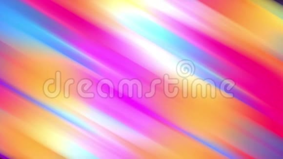 彩虹颜色的梯度是循环变化的它是4k美丽的抽象背景与无缝循环视频的预览图