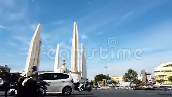 泰国曼谷民主纪念碑视频的预览图