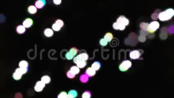 彩色圆形马赛克抽象运动背景视频的预览图
