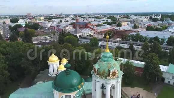 在SpasoPreobrazhensky修道院俄罗斯航空视频视频的预览图