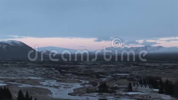 冰岛冬天视频的预览图