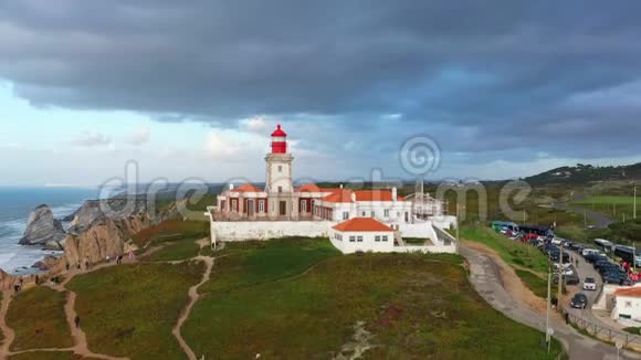 卡波达罗卡的灯塔是葡萄牙著名的地标视频的预览图