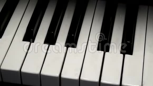 黑白琴键视频的预览图