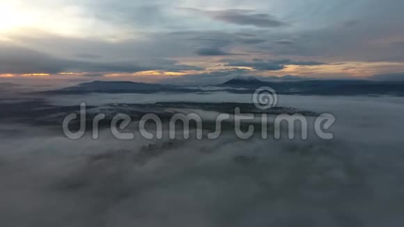 泰国Phetchabun省ThungSalangLuang国家公园日出期间的美丽景色视频的预览图