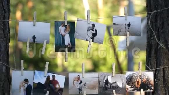 九张结婚照的拼贴视频的预览图