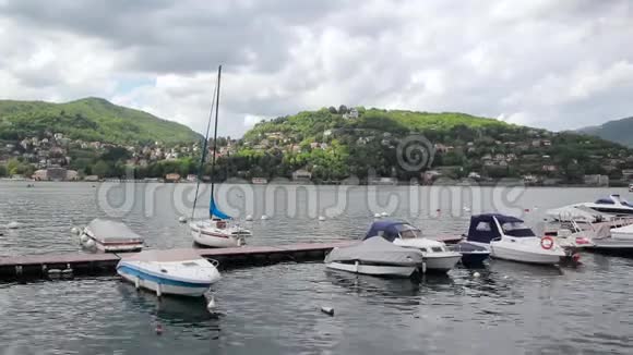 意大利科莫湖上的船视频的预览图