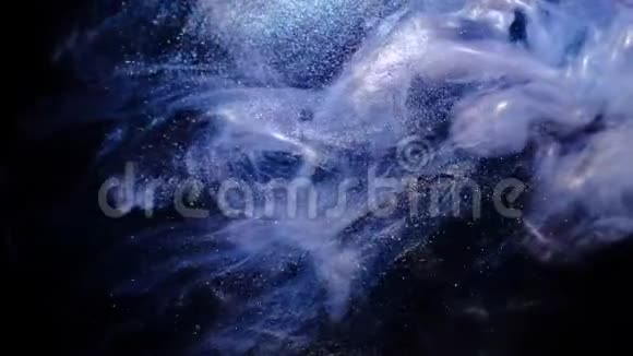 宇宙星系流体动力学背景由墨水制成视频的预览图